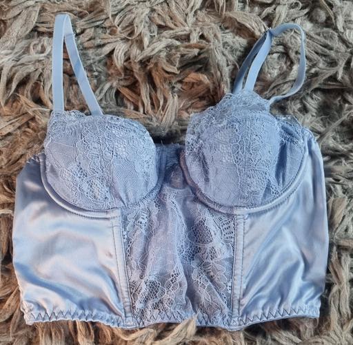 Buy & Sell Clayton West Kirklees - Photos for Baby Blue Primark Corset Crop Top - 34A