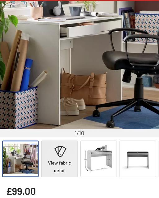 Buy & Sell South Yorkshire Doncaster - Photos for Office two drawer desk and footrest 