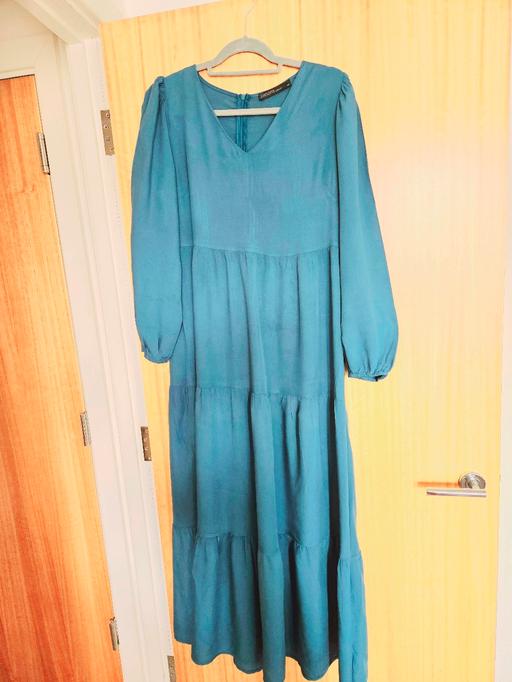 Buy & Sell Birmingham City Centre Birmingham - Photos for Long sleeved teal maxi dress Zanzea XL/UK12