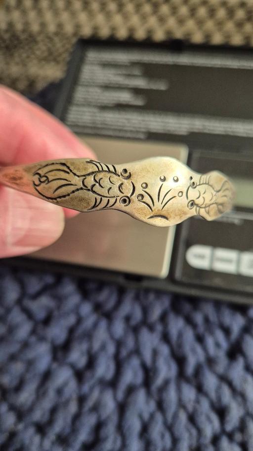 Buy & Sell Shropshire Telford and Wrekin - Photos for Solid 32g silver chinese Coi Carp bracelet