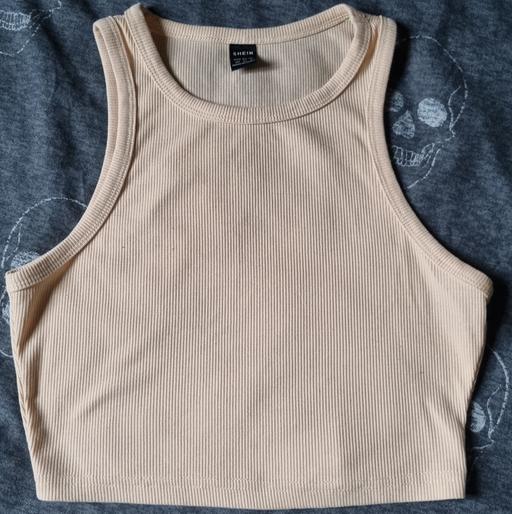 Buy & Sell Clayton West Kirklees - Photos for Beige Shein Crop Top - Size XS