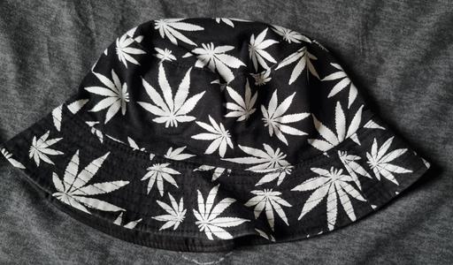 Buy & Sell Clayton West Kirklees - Photos for Black and White Weed Bucket Hat - One Size