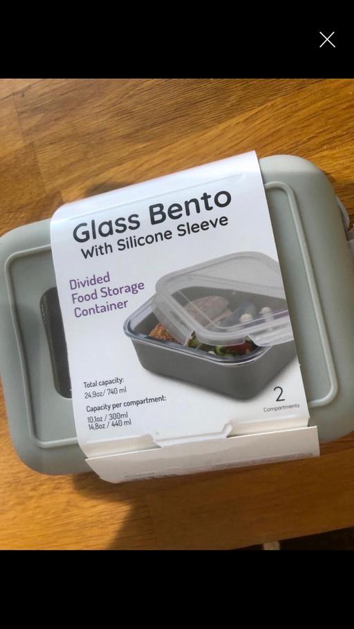 Buy & Sell Hertfordshire Broxbourne - Photos for GLASS BENTO WITH SILICONE SLEEVE