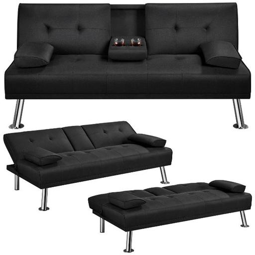 Buy & Sell Greater Manchester Bolton - Photos for new black material click clack sofa bed