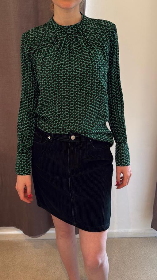 Buy & Sell Ratcliff East London - Photos for Velvet Midi Skirt – Deep Green