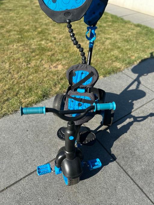 Buy & Sell East London Seven Kings - East London - Photos for 4-IN-1 TRIKE DELUXE EDITION - NEON BLUE