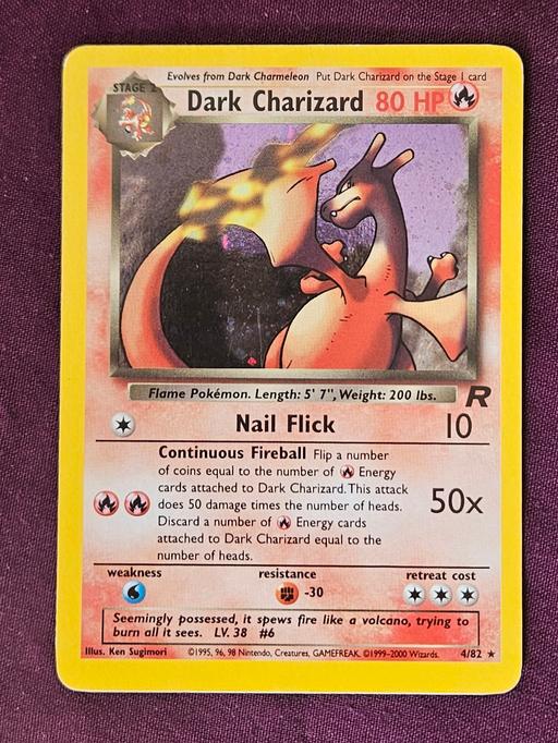 Buy & Sell Finsbury Park North London - Photos for Pokémon Tcg Dark Charizard 4/82 Team Rocket H