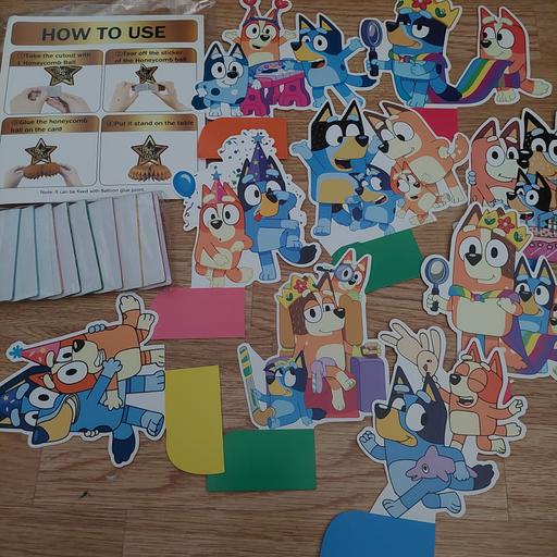 Buy & Sell West Midlands Sandwell - Photos for bluey birthday honey comb balls set