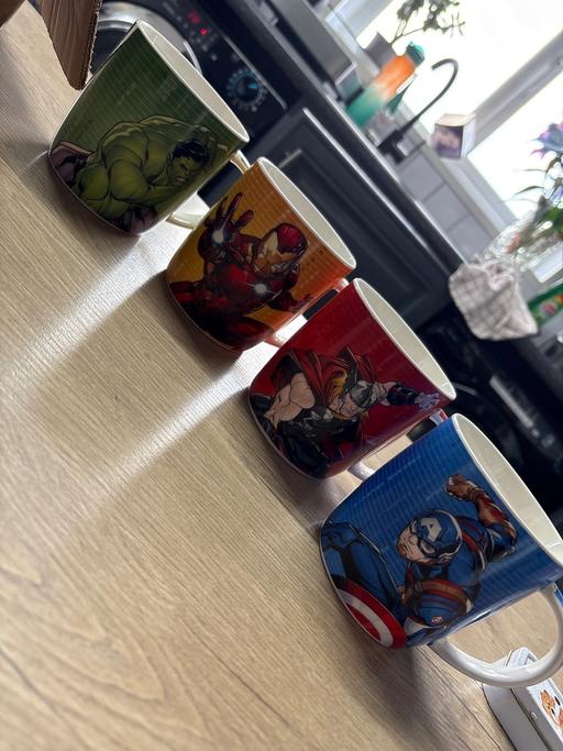 Buy & Sell Derbyshire Chesterfield - Photos for Set of 4 marvel avengers mugs