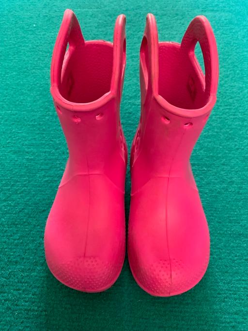 Buy & Sell Somerset Shepton Mallet - Somerset - Photos for Kids Pink Crocs Wellies Size 10