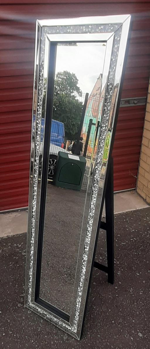 Buy & Sell South West London Wandsworth - South West London - Photos for Gatsby Silver Crystal Glass Floor Mirror