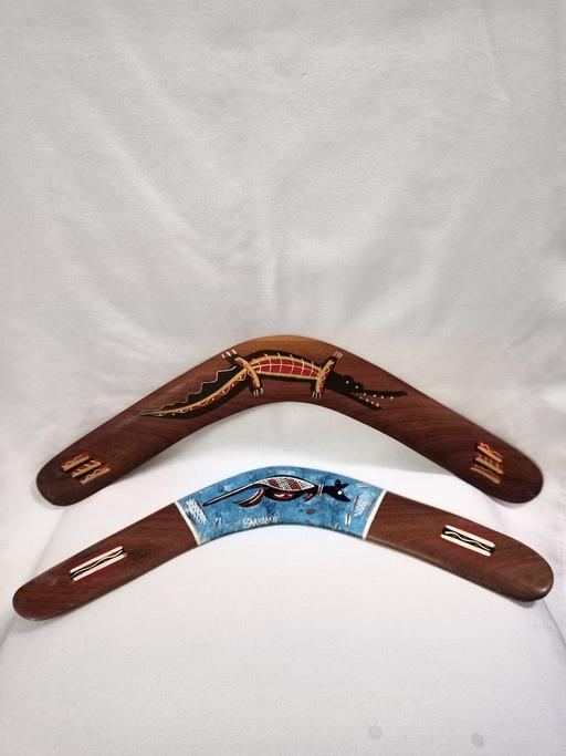 Buy & Sell West Midlands Birmingham - Photos for PAIR OF ABORIGINAL ART BOOMERANGS.