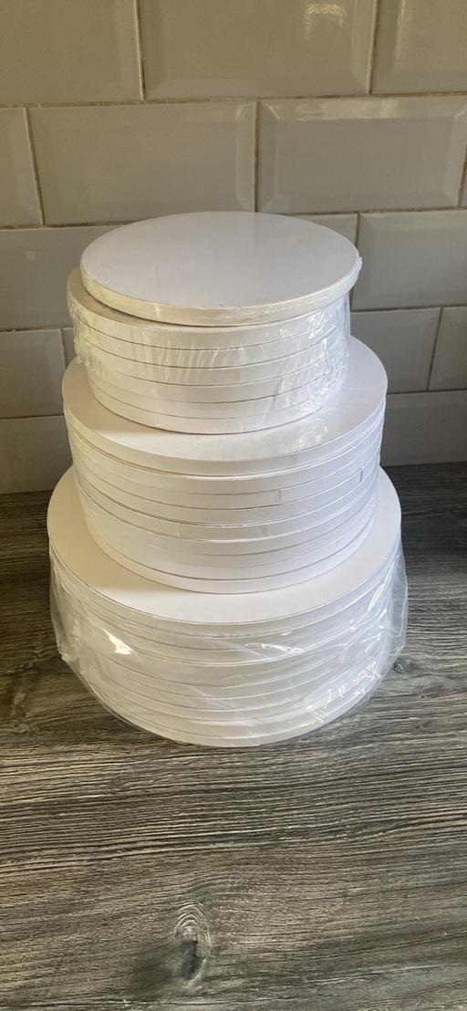 Buy & Sell West Midlands Birmingham - Photos for 30 x White Cake Drums / Boards, 12mm thick