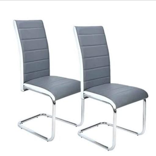 Buy & Sell West Midlands Birmingham - Photos for Set Of 3 Faux Leather Dining Chairs High Back