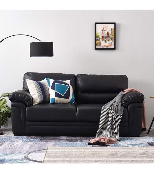 Buy & Sell West Midlands Birmingham - Photos for Modern 3 Seater Sofa Faux Leather Comfortable