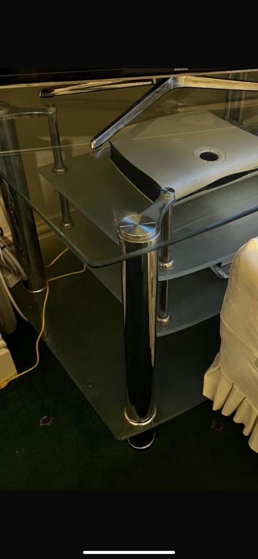 Buy & Sell West Midlands Birmingham - Photos for Tempered Glass TV Stand (without sky box)