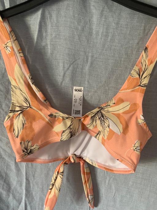 Buy & Sell South Yorkshire Doncaster - Photos for Mixed Print Tropical Tie Front Bikini Top