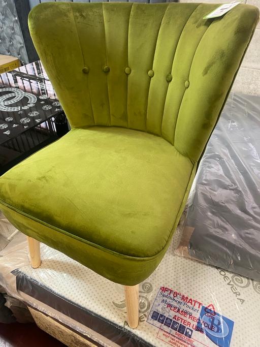 Buy & Sell West Midlands Coventry - Photos for Alexis Velvet Cocktail Chair - Green