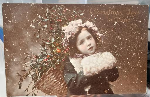 Buy & Sell Merseyside Saint Helens - Photos for Antique real photo girl Christmas postcard a