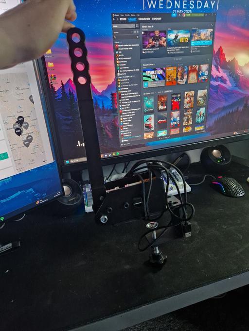 Buy & Sell West Midlands Sandwell - Photos for sim rig usb handbrake with clamp pc only
