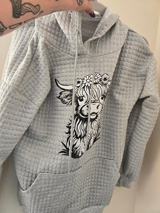 Buy & Sell County Durham Stockton-on-Tees - Photos for grey Highland coo hoody