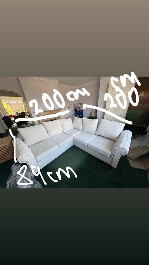 Buy & Sell Kent Tonbridge and Malling - Photos for Beige corner sofa