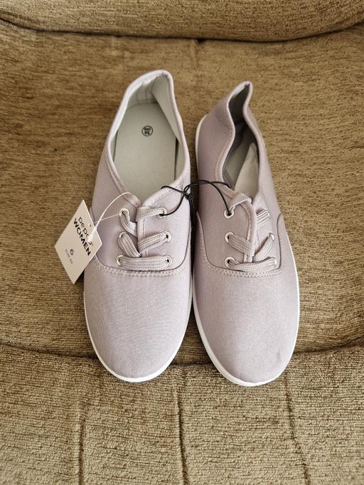 Buy & Sell Kent Thanet - Photos for bn grey canvas shoes size 6