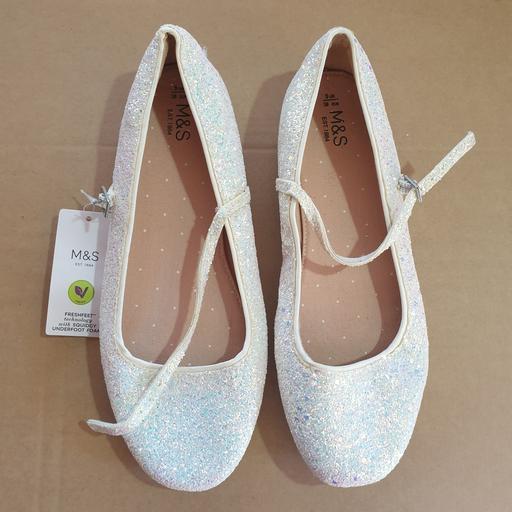 Buy & Sell West Midlands Dudley - Photos for M&S Sparkle Glitter Ballet Flats Shoes Uk 5