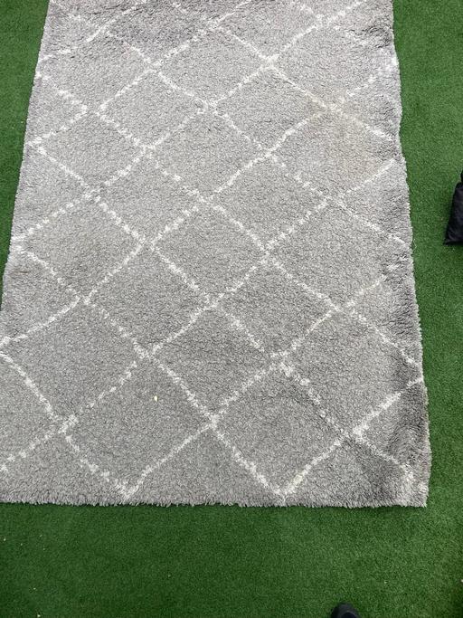 Buy & Sell East London Redbridge - Photos for Grey Rug diamond pattern 2300mm X 1600mm