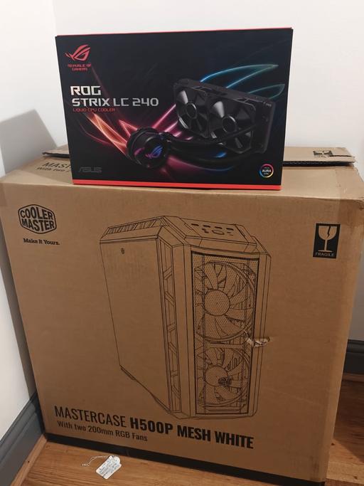 Buy & Sell Shropshire Shrewsbury - Shropshire - Photos for CoolerMaster - H500P Mesh & Asus Cooler