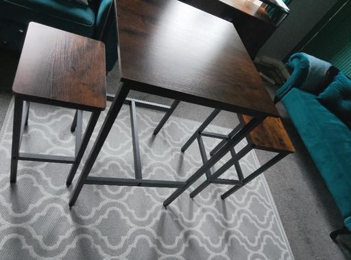 Buy & Sell Staffordshire Tamworth - Photos for dark wood bar table and stools