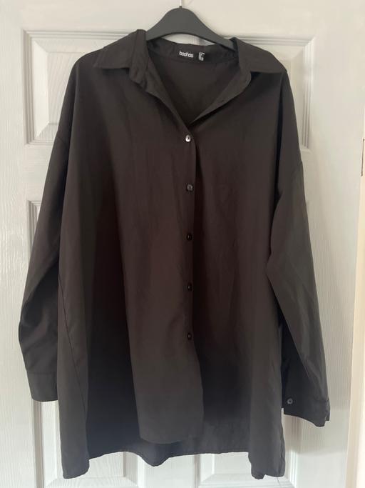 Buy & Sell South Yorkshire Doncaster - Photos for Boohoo black ladies shirt size 10
