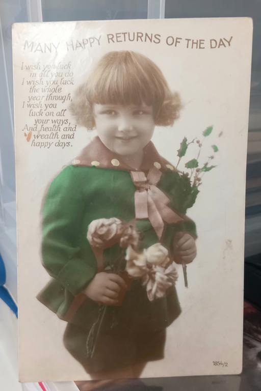 Buy & Sell Merseyside Saint Helens - Photos for Antique hand colored photo of girl postcard