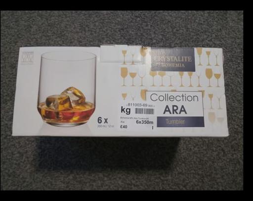 Buy & Sell West Yorkshire Kirklees - Photos for crystalite Bohemia tumblers