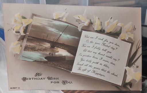 Buy & Sell Merseyside Saint Helens - Photos for Antique real photo of sea scene postcard