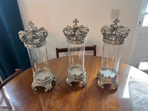 Buy & Sell West London Hillingdon - Photos for Crown candle holders