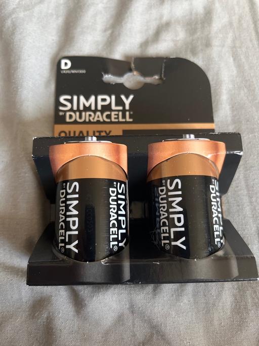 Buy & Sell West Midlands Birmingham - Photos for New Duracell D 2pk Batteries