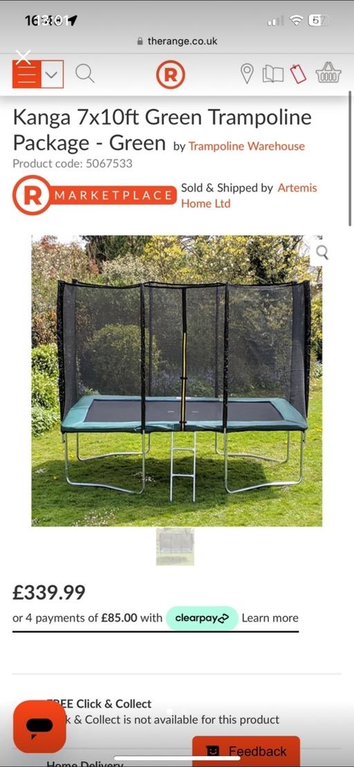 Buy & Sell West Midlands Birmingham - Photos for 7x10ft Tranpoline