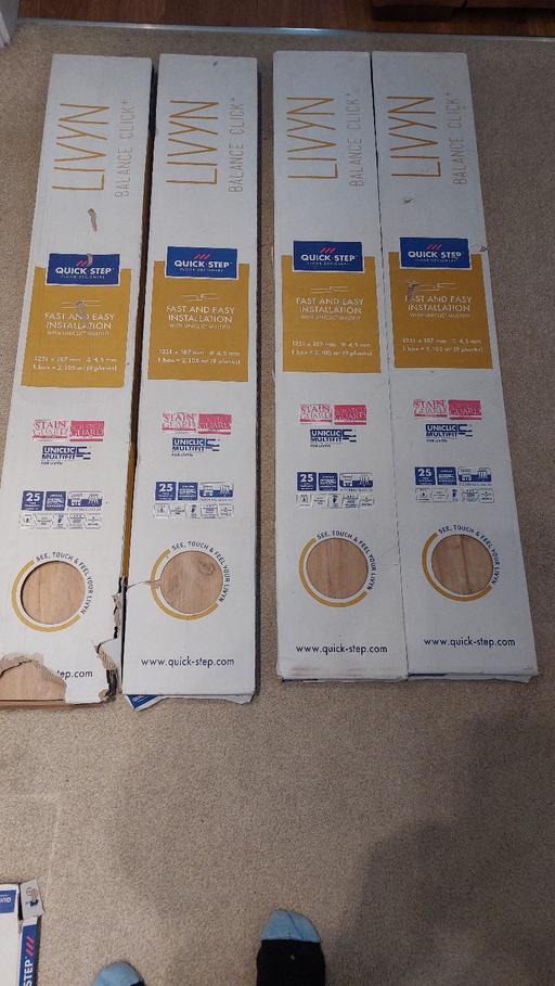Buy & Sell Blackfen South East London - Photos for Quickstep Livyn Balance Plus Vinyl Flooring