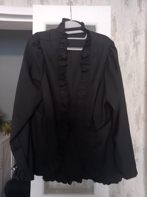 Buy & Sell East London Havering - Photos for Black frill jacket 2xl
