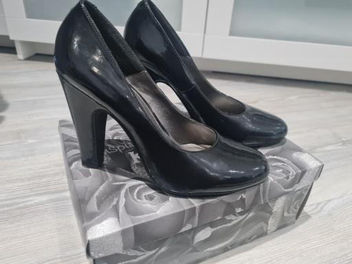 Buy & Sell North West London Stonebridge - North West London - Photos for Kate Kuba Black Heels Round Toe Shoes Heeled
