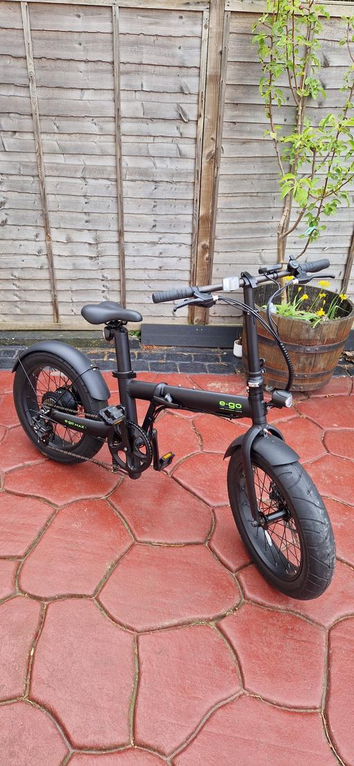 Buy & Sell South East London Blackfen - South East London - Photos for E-Go Max+ Fat Tyre Folding Electric Bike 250w