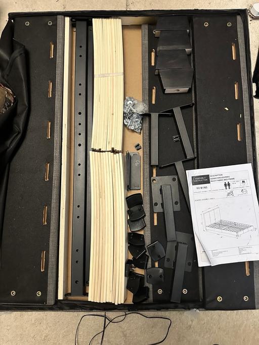 Buy & Sell South Yorkshire Sheffield - Photos for Riley Fabric Single Bed Frame only