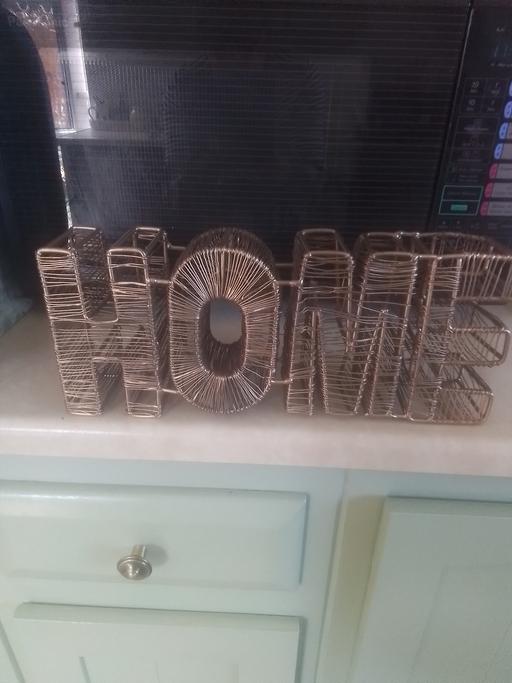 Buy & Sell West Midlands Walsall - Photos for GOLD LOOK HOME SIGN