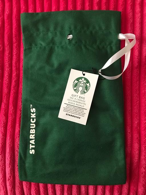 Buy & Sell Newport - Wales Liswerry - Newport - Photos for New Starbucks Material Gift Bag.