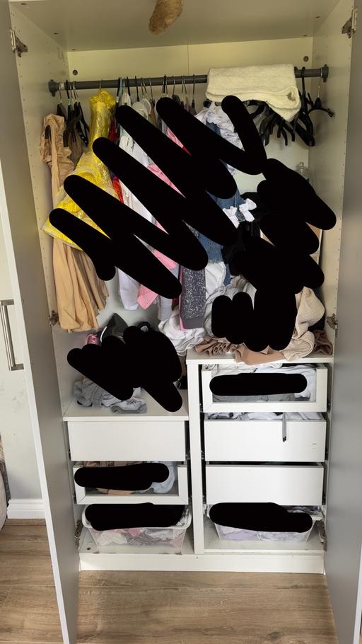 Buy & Sell Worcestershire Redditch - Photos for Grey wardrobe
