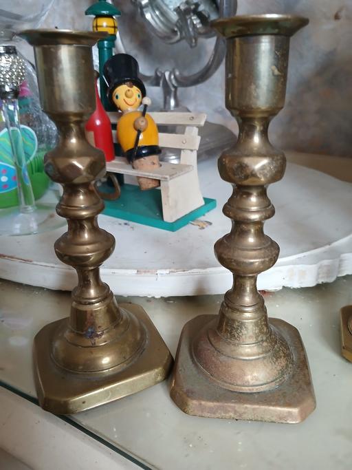 Buy & Sell West Midlands Dudley - Photos for pair candle brass
