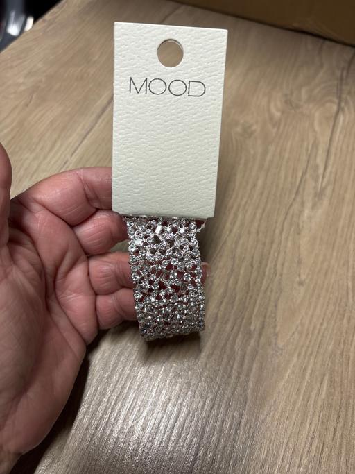 Buy & Sell Derbyshire Chesterfield - Photos for Mood silver crystal multi stone stretch