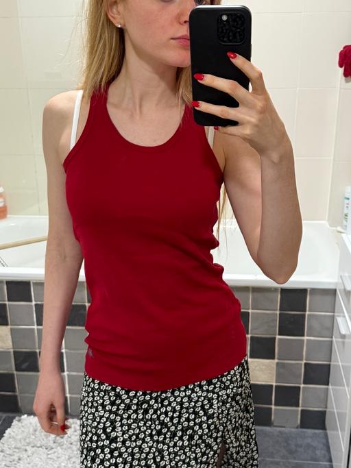Buy & Sell Wapping East London - Photos for Sleeveless Burgundy Sports Top – Size XS