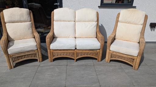 Buy & Sell South West London Kingston upon Thames - Photos for Wayfair 3 Piece Conservatory Rattan Sofa Set